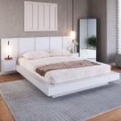 Cama Casal/Queen com Cabeceira e 2 Mesas para Colchão 198x158cm Multimóveis CR40144 Cama Casal/Queen com Cabeceira e 2 Mesas para Colchão 198x158cm Multimóveis CR40144