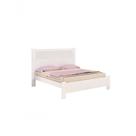 Cama Casal Ripado Primícia Plus 100% Mdf - D' Doro Branco/ripado