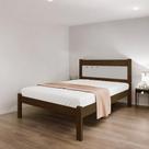 Cama Casal Sofisticada Berli Malbec e Off White