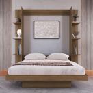 Cama Casal Vancouver Articulável 8 Prateleiras Mel - Art In Móveis