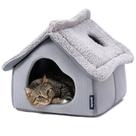 Cama Cat House PELZIN Cat Cave com espuma de suporte e tapete lavável Cama Cat House PELZIN Cat Cave com espuma de suporte e tapete lavável