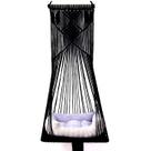 Cama Colgante Hamaca para Gatos Macramé Sdjazl Negra