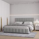 Cama com Cabeceira Queen Estofada Uvaia CabeCasa MadeiraOriginals Cama com Cabeceira Queen Estofada Uvaia CabeCasa MadeiraOriginals