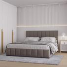 Cama com Cabeceira Queen Estofada Uvaia CabeCasa MadeiraOriginals Cama com Cabeceira Queen Estofada Uvaia CabeCasa MadeiraOriginals