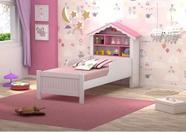 Cama Com Colchão Menina Solteiro 100% MDF Cama Com Colchão Menina Solteiro 100% MDF