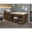 Cama Com Sapateira Solteiro Vanessa Malbec Framar