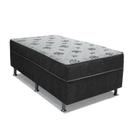 Cama Conjugada Solteiro Dream Spring Ortobom 88x188x43cm Cinza