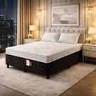 Cama Conjugada Ultra Confort Molas Ensacadas Preto