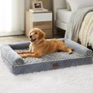 Cama de cachorro BFPETHOME Ortopédica para cães grandes à prova d'água