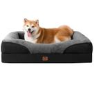 Cama de cachorro EHEYCIGA Memory Foam para cães grandes 36x27x18cm cinza/preta Cama de cachorro EHEYCIGA Memory Foam para cães grandes 36x27x18cm cinza/preta