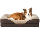 Cama de cachorro EHEYCIGA Memory Foam para cães grandes, impermeável, marrom Cama de cachorro EHEYCIGA Memory Foam para cães grandes, impermeável, marrom