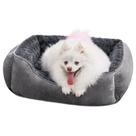 Cama de cachorro JOEJOY retangular cinza para cães pequenos, médios e grandes