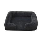 Cama De Cachorro Quadrada Acolchoada De Inverno, Almofada Removível Para Cães E Gatos