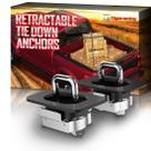 Cama de caminhão retrátil Tie Down Anchors Tigeracing, lado superior, anel D Cama de caminhão retrátil Tie Down Anchors Tigeracing, lado superior, anel D