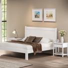 Cama de Casal 112cm X 210cm em Madeira Maciça Modena
