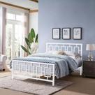 CAMA DE CASAL 138x188 EM AÇO ESTILO INDUSTRIAL ESTRUTURA REFORÇADA CA01