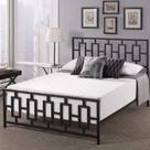 CAMA DE CASAL 138x188 EM AÇO ESTILO INDUSTRIAL ESTRUTURA REFORÇADA CA01