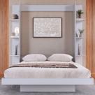 Cama de Casal Articulada com Estante para Colchão 188x138cm Multimóveis CR40141