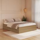 Cama de Casal com 6 Gavetas Genebra 138cm
