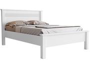 Cama de Casal Conquista Móveis Barcelona Branco Cama de Casal Conquista Móveis Barcelona Branco