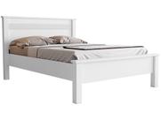 Cama de Casal Conquista Móveis Barcelona Branco