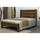 Cama De Casal De Madeira Maciça Mallorca Cor Imbuia