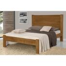 Cama de Casal Madeira Maciça Lara Castanho Cama de Casal Madeira Maciça Lara Castanho