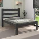 Cama De Casal Madeira Maciça Para Colchão 128-138x188cm Multimóveis Preto Cama De Casal Madeira Maciça Para Colchão 128-138x188cm Multimóveis Preto