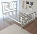 CAMA DE CASAL QUEEN 158x198 EM AÇO ESTILO INDUSTRIAL ESTRUTURA REFORÇADA CA05