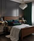 Cama De Casal Queen Nanci 1,60 X 2,00 - Madeira Maciça - Móveis De Gramado - ( Cor Castanho )