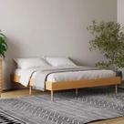 Cama de Casal Queen Pés Palito 167cm x 35cm 100% MDF Marrom/Freijó Cama de Casal Queen Pés Palito 167cm x 35cm 100% MDF Marrom/Freijó