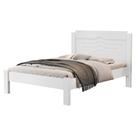 Cama de Casal Sofia em Mdf Branco 195x144cm para Colchão 188x138cm Milani Movelaria