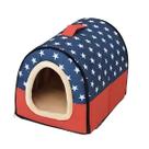 Cama De Casinha Cachorro Dobravél Almofada Macia