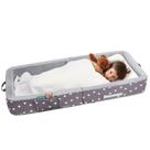 Cama de chão infantil Mooedcoe Dobrável Travel 137x64x18 cm