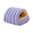 Cama De Gato De Pelúcia Quente Para O Inverno, Casa Para Animais De Estimação Acolchoada, Caverna Cama De Gato De Pelúcia Quente Para O Inverno, Casa Para Animais De Estimação Acolchoada, Caverna