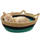 Cama de Gato Gatinho Arranhador Cesto Ninho Rasqueavel Felino Pet Animais Bichinho Estimaçao Confortavel Divertido Petshop Casa