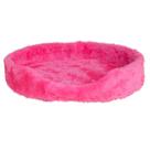 Cama de Gato Peluciada Modelo Redondo Rosa Lilies Móveis