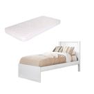 Cama de Solteiro Barcelona MDF com Colchão Incluso