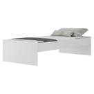 Cama De Solteiro C/ Colchão Dublin Multimóveis Mp4039 Branca