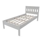 Cama de Solteiro CM8006 Para Colchão de 88cm Branco - Tecno