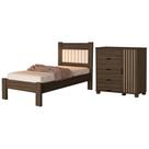 Cama de Solteiro e Comoda 4 Gavetas 1 Porta MDF Bela Decmade