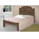 Cama De Solteiro Iris castanho - Cambel Móveis