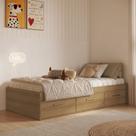 Cama de Solteiro Juvenil com 3 Gavetas Genebra Cama de Solteiro Juvenil com 3 Gavetas Genebra