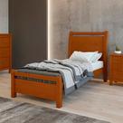Cama de Solteiro MDP MDF Suporta até 90kg Lopas Reali Cama de Solteiro MDP MDF Suporta até 90kg Lopas Reali