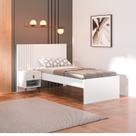 Cama de Solteiro Ripada Mdf e Mdp Lady