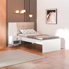 Cama de Solteiro Ripado Captone Lady