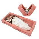Cama de Viaje para Niños Pequeños ENITYA Plegable y Portátil Rosa 18M-4A Cama de Viaje para Niños Pequeños ENITYA Plegable y Portátil Rosa 18M-4A