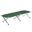 Cama dobrável articulada solteiro jungle guepardo nylon 600d ate 120kg verde com bolsa