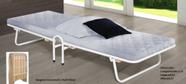 Cama Dobrável Multiuso Com Colchonete Branca