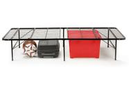 Cama Dobrável Solteiro Base Em Aço 88x188cm Até 240kg